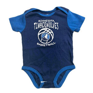Timberwolves baby bodysuit 12 months NBA Minnesota Basketball